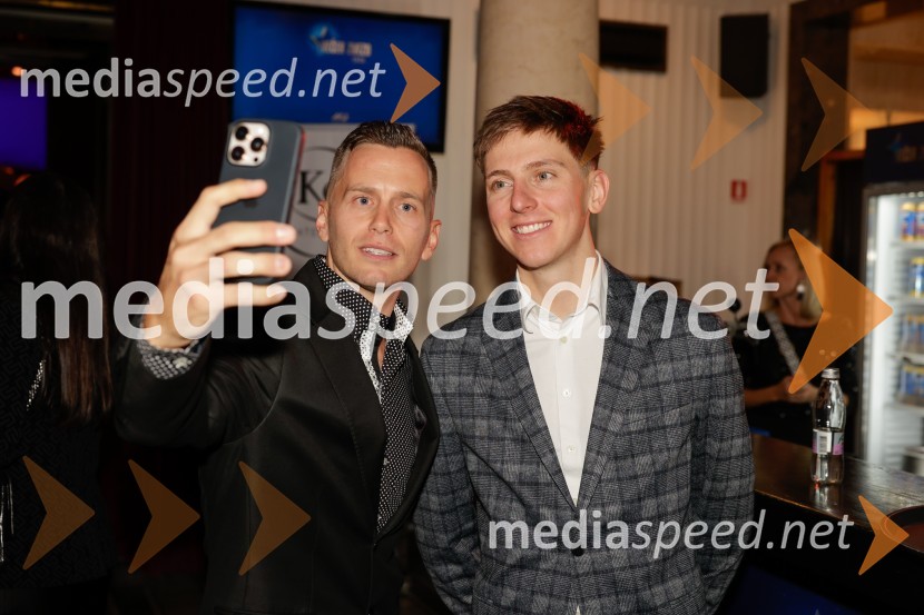  Patrik Mikac, kolesar;  Tadej Pogačar, kolesarVečer zvezd: Kolesar leta 2024 je Tadej Pogačar