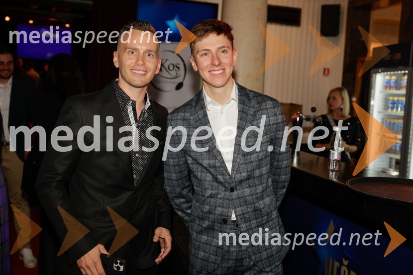  Patrik Mikac, kolesar;  Tadej Pogačar, kolesarVečer zvezd: Kolesar leta 2024 je Tadej Pogačar