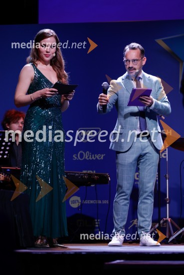  Flora Ema Lotrič, pevka;  Jože Robežnik,  televizijski voditeljVečer zvezd: Kolesar leta 2024 je Tadej Pogačar