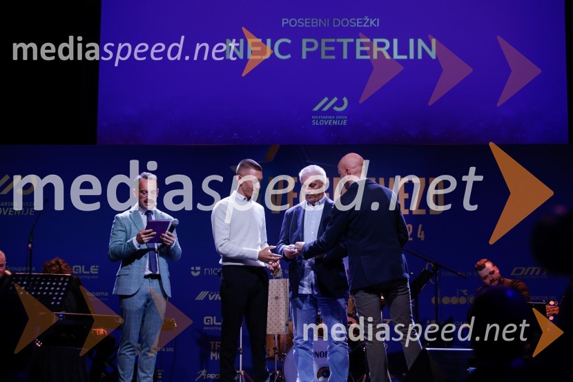  Jože Robežnik,  televizijski voditelj;  Nejc Peterlin, kolesar;  ... ;  ... Večer zvezd: Kolesar leta 2024 je Tadej Pogačar