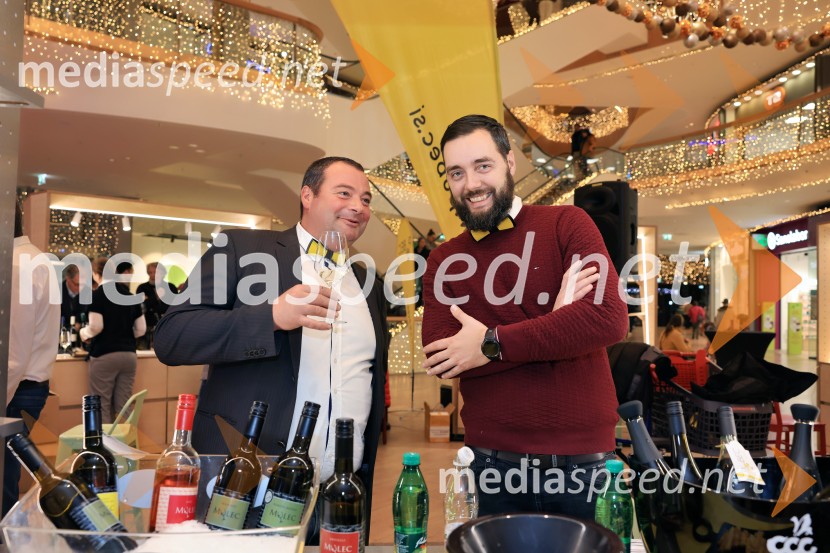  Dušan  Mulec, Vinogradništvo Mulec;  Aleksander Rigo, Rigo VinoPubeci 2024 v centru Aleja Ljubljana