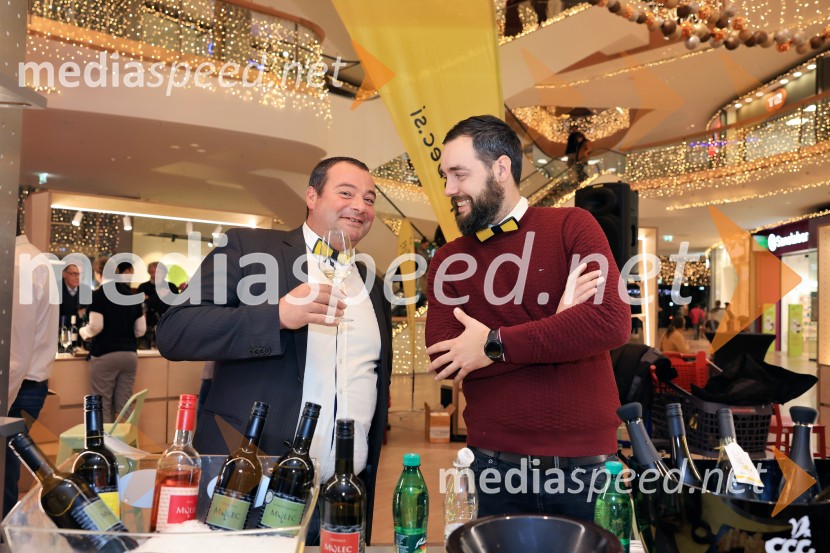  Dušan  Mulec, Vinogradništvo Mulec;  Aleksander Rigo, Rigo VinoPubeci 2024 v centru Aleja Ljubljana