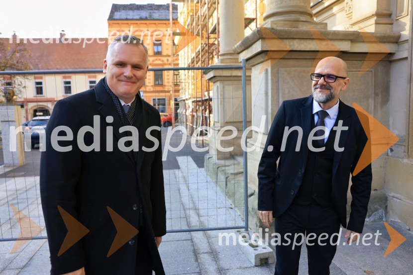 mag. Bojan Kumer, minister, Ministerstvo za okolje, podnebje in energijo, RS; prof. dr. Dean Korošak,  prorektor za znanstvenoraziskovalno dejavnost Univerze v MariboruStrateška energetska konferenca Univerze v Mariboru