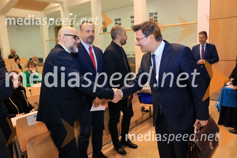 prof. dr. Dean Korošak,  prorektor za znanstvenoraziskovalno dejavnost Univerze v Mariboru; prof. dr. Miralem  Hadžiselimović, Prorektor za infrastrukturo Univerze v Mariboru;  Damjan Kukovec, sodnik, Splošno sodišče Evropske unije, SEUStrateška energetska konferenca Univerze v Mariboru