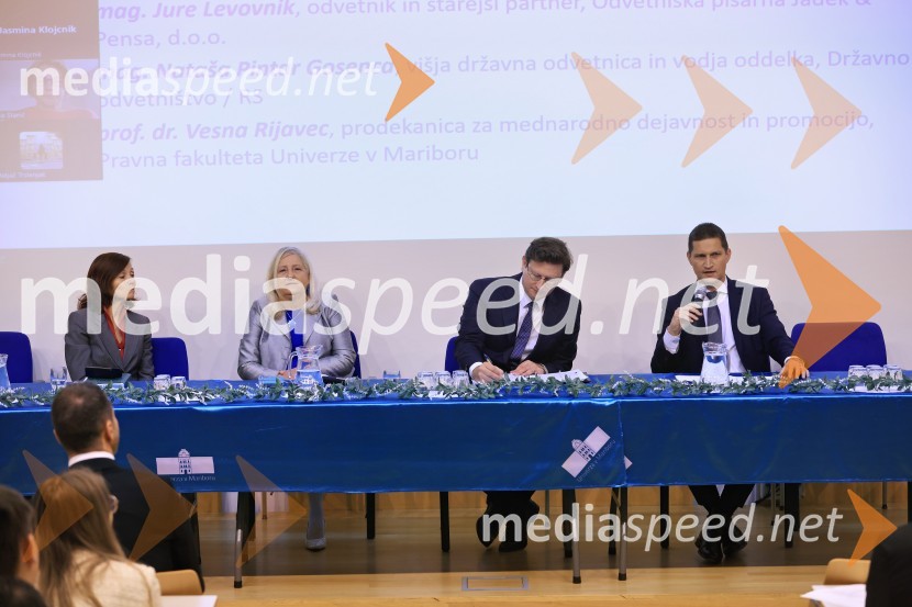  ... ; prof. dr. Vesna Rijavec, dekanja, Pravna fakulteta, Univerza v Mariboru;  Damjan Kukovec, sodnik, Splošno sodišče Evropske unije, SEU;  Jure Levovnik, odvetnikStrateška energetska konferenca Univerze v Mariboru