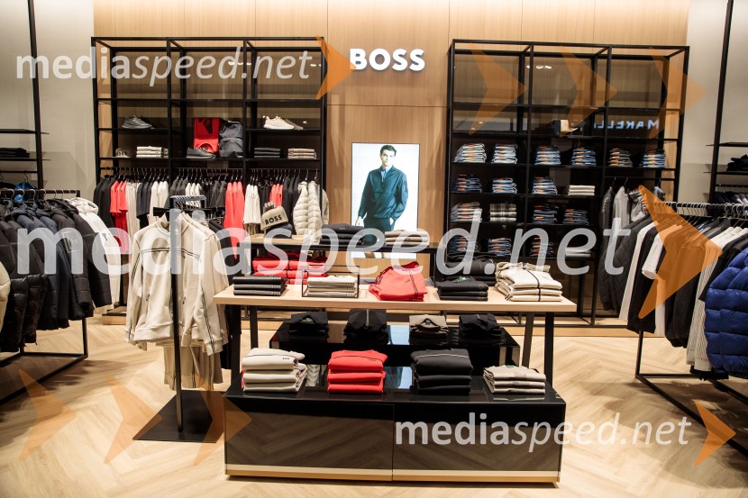 Otvoritev prenovljene Boss trgovine v Emporiumu