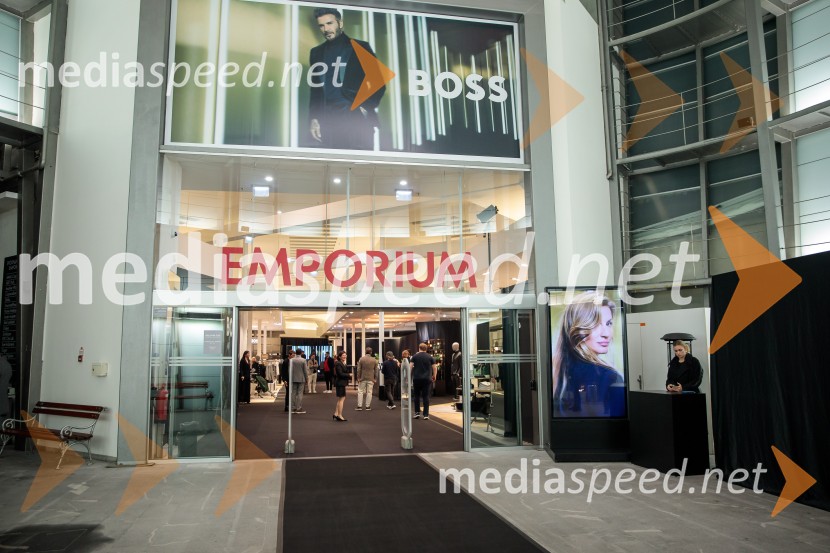 Otvoritev prenovljene Boss trgovine v Emporiumu