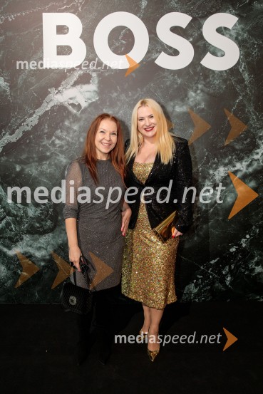  Irena Jalšovec Kogoj - Regina, pevka;  Danica Lovenjak, novinarka, voditeljicaOtvoritev prenovljene Boss trgovine v Emporiumu