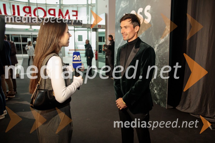   Anastasija Jović , novinarka, POP TV;  Primož Roglič, kolesarOtvoritev prenovljene Boss trgovine v Emporiumu