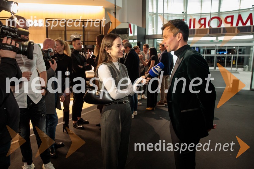   Anastasija Jović , novinarka, POP TV;  Primož Roglič, kolesarOtvoritev prenovljene Boss trgovine v Emporiumu