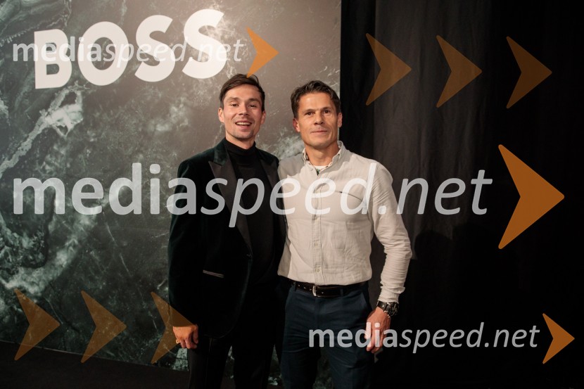  Primož Roglič, kolesar;  ... Otvoritev prenovljene Boss trgovine v Emporiumu