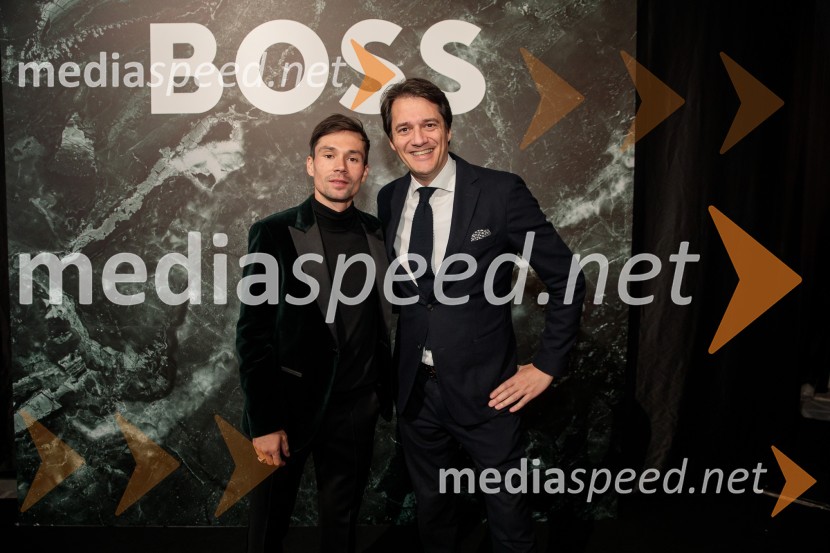  Primož Roglič, kolesar;  ... Otvoritev prenovljene Boss trgovine v Emporiumu