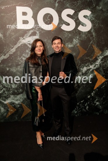  Lora Roglič Klinc;  Primož Roglič, kolesarOtvoritev prenovljene Boss trgovine v Emporiumu