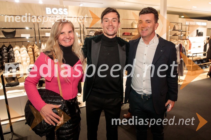  ... ;  Primož Roglič, kolesar;  ... Otvoritev prenovljene Boss trgovine v Emporiumu