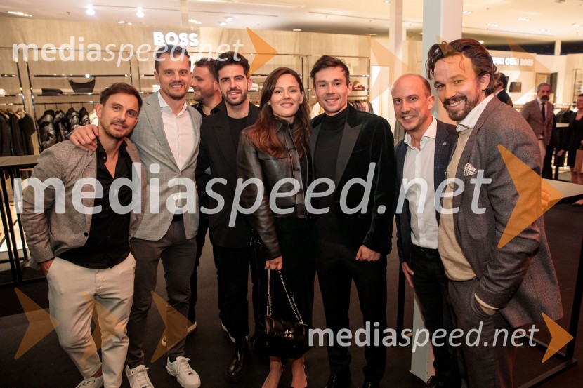  ... ;  Matej Gomboc, Hugo Boss;  ... ;  ... ;  Primož Roglič, kolesar;  ... ;  ... Otvoritev prenovljene Boss trgovine v Emporiumu