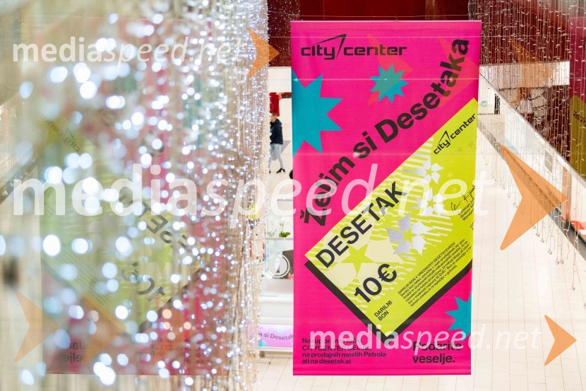 Vedeževalec Blaž v Citycentru Celje