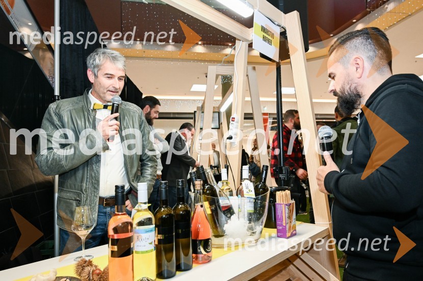  Robert Hafner, Vinarstvo Hafner;  Janko Simon Klanfer, urednik, Radio FantasyPubec v Citycentru Celje