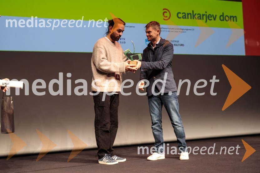  Bálint Szimler, filmski režiser; mag. Boštjan Škufca Zaveršek, podpredsednik uprave, Telekom Slovenija35. LIFFe, zaključek festivala