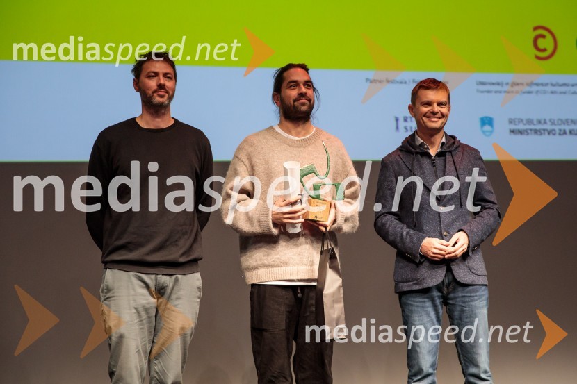  ... ;  Bálint Szimler, filmski režiser; mag. Boštjan Škufca Zaveršek, podpredsednik uprave, Telekom Slovenija35. LIFFe, zaključek festivala