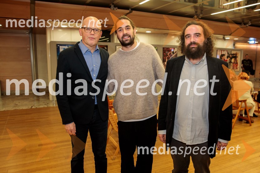  Simon Popek, programski direktor, festival LIFFe;  Bálint Szimler, filmski režiser;   Jure Novak, generalni direktor, Cankarjev dom35. LIFFe, zaključek festivala