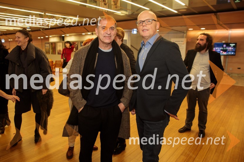  Blaž Peršin, direktor Muzeja in galerije mesta Ljubljane;  Simon Popek, programski direktor, festival LIFFe35. LIFFe, zaključek festivala