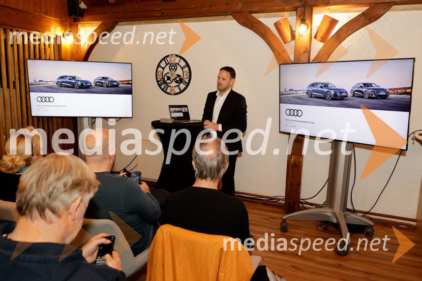  Franci Bolta, direktor znamke Audi pri podjetju Porsche Slovenija d.o.o.Novi Audi A5, slovenska predstavitev