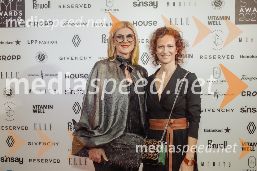  Maja Štamol Droljc, modna oblikovalka;  Nika  Veger, stilistkaElle Style Awards 2024
