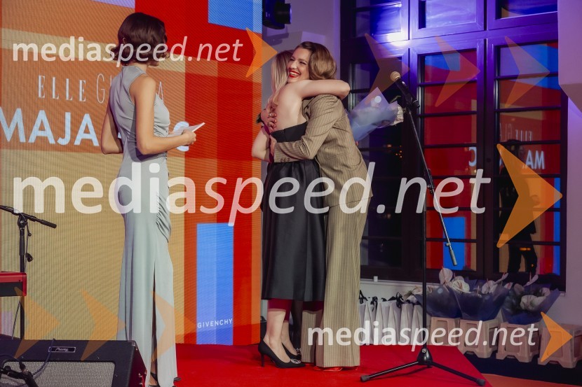  Ajda Gregorc,  izvršna urednica Elle Slovenija in vodja dogodkov na Adria Media Ljubljana;  Maja Keuc, pevka, AmayaElle Style Awards 2024