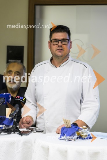  Ivica Katić, hrvaški chefNovinarska konferenca z dalmatinsko kulinariko, Srednja šola za gostinstvo in turizem Maribor