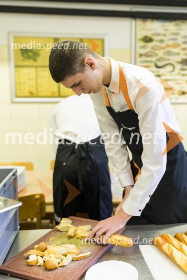 Novinarska konferenca z dalmatinsko kulinariko, Srednja šola za gostinstvo in turizem Maribor