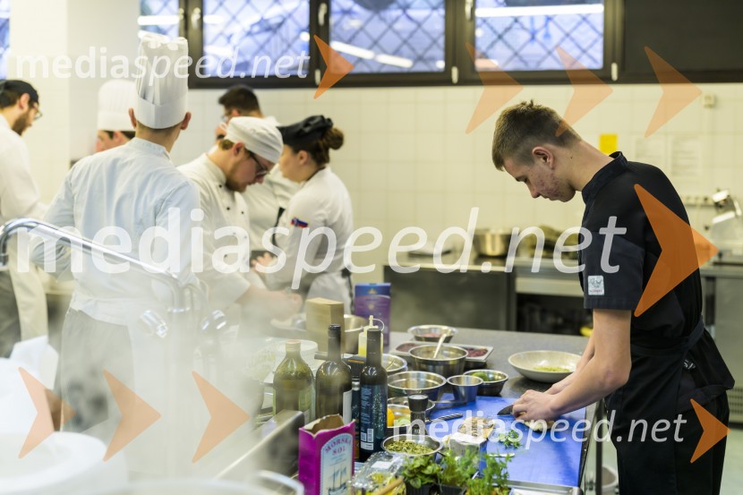 Novinarska konferenca z dalmatinsko kulinariko, Srednja šola za gostinstvo in turizem Maribor