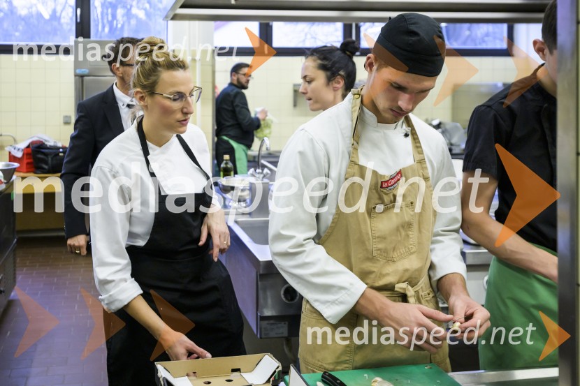 Novinarska konferenca z dalmatinsko kulinariko, Srednja šola za gostinstvo in turizem Maribor