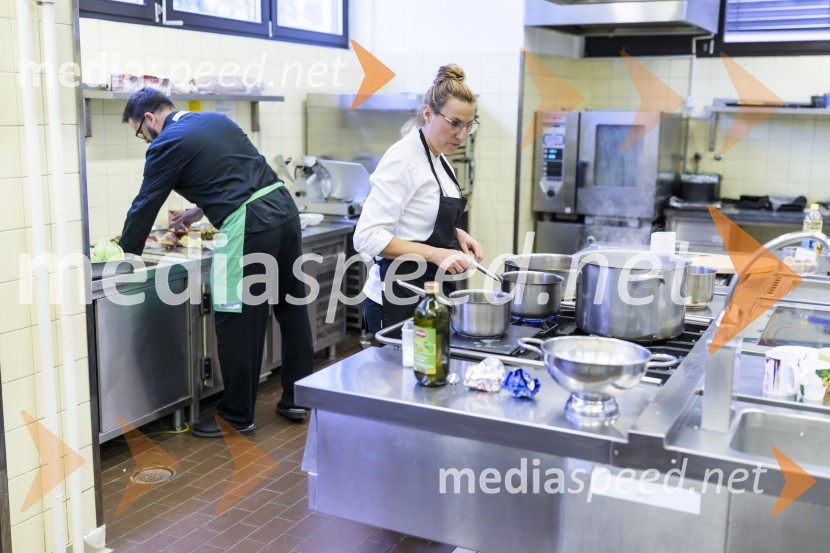 Novinarska konferenca z dalmatinsko kulinariko, Srednja šola za gostinstvo in turizem Maribor