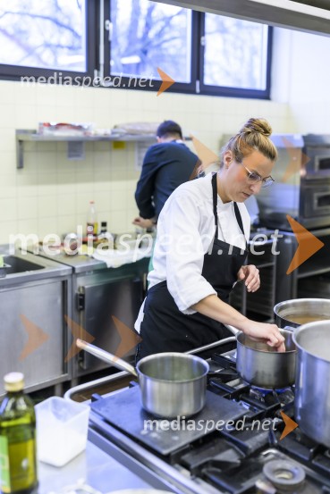 Novinarska konferenca z dalmatinsko kulinariko, Srednja šola za gostinstvo in turizem Maribor