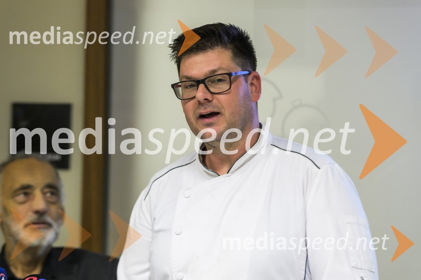  Ivica Katić, hrvaški chefNovinarska konferenca z dalmatinsko kulinariko, Srednja šola za gostinstvo in turizem Maribor