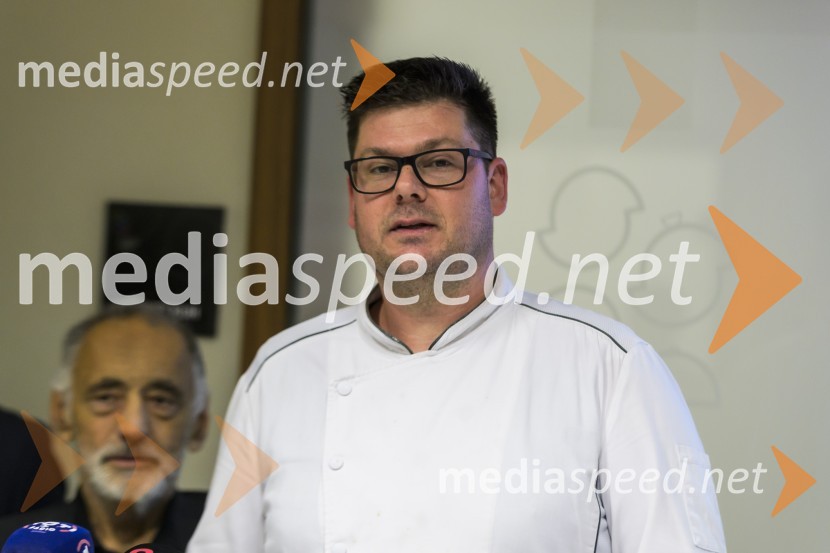  Ivica Katić, hrvaški chefNovinarska konferenca z dalmatinsko kulinariko, Srednja šola za gostinstvo in turizem Maribor