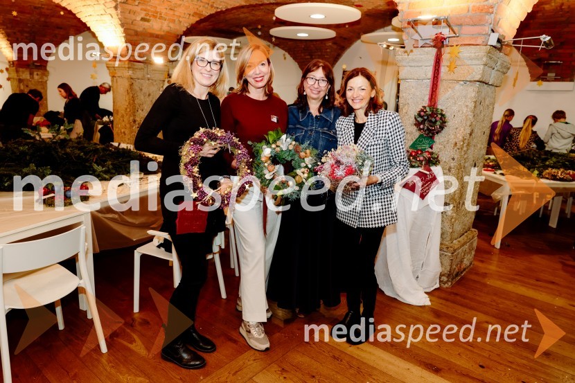  Andreja Comino, novinarka; mag. Ladeja Godina Košir, voditeljica platforme Circular Change, sopredsedujoča AmCham Komisiji za krožno gospodarstvo in delitveno ekonomijo;  Branka Strmole Ukmar, Waldorfska šola Ljubljana; dr. Maja Zalaznik, nekdanja ministrica za izobraževanje, znanost in športPletenje venčkov na Waldorfski šoli Ljubljana