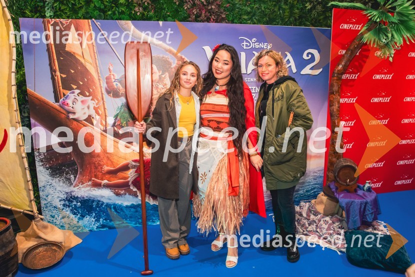  ... ;  Val Mandz, cosplayer ;  ... Vaiana 2, premiera animiranega filma v Cineplexx Ljubljana