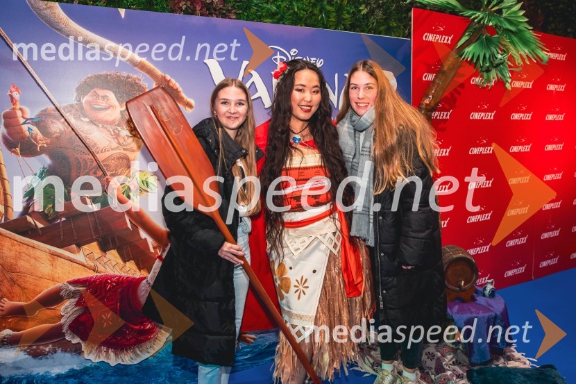  ... ;  Val Mandz, cosplayer ;  ... Vaiana 2, premiera animiranega filma v Cineplexx Ljubljana