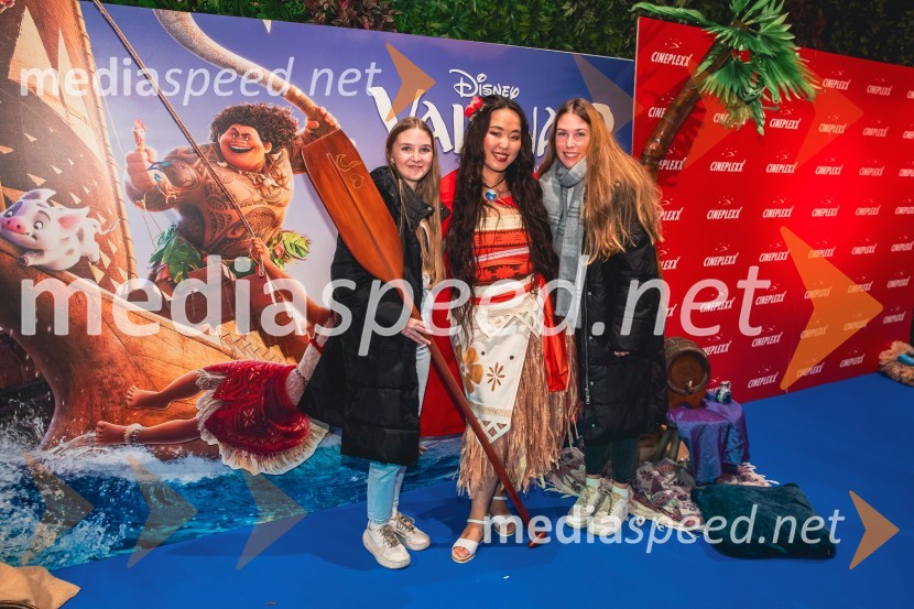  ... ;  Val Mandz, cosplayer ;  ... Vaiana 2, premiera animiranega filma v Cineplexx Ljubljana