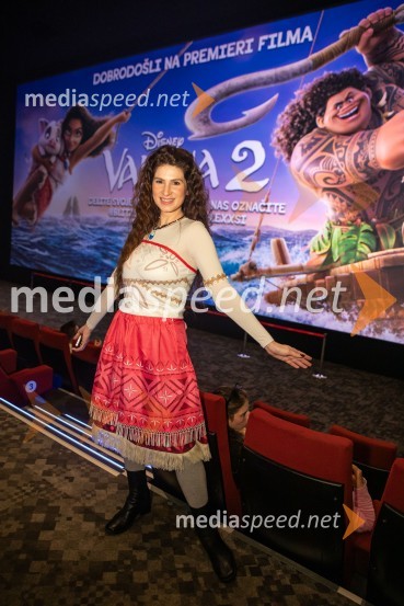  Katja Ajster - Kataya, pevka, igralkaVaiana 2, premiera animiranega filma v Cineplexx Ljubljana