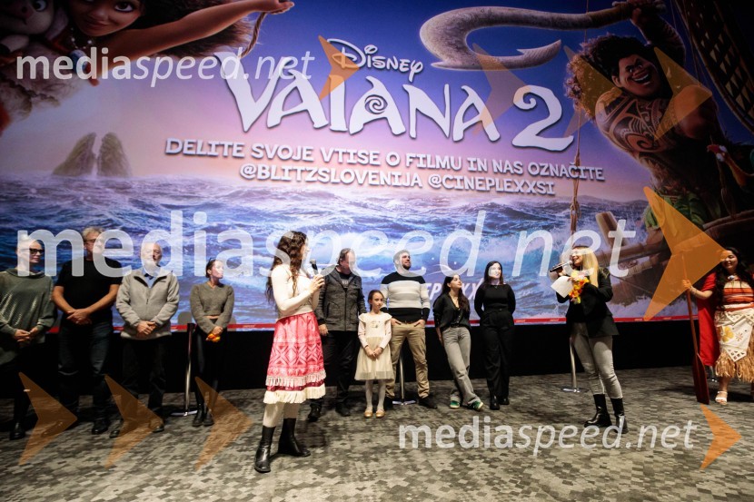  Katja Ajster - Kataya, pevka, igralka;  Azra Pucko, Hiša plesa, Libero dance centerVaiana 2, premiera animiranega filma v Cineplexx Ljubljana