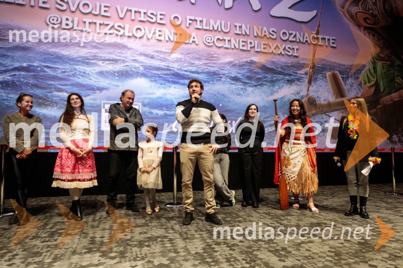  Žiga Bunič, igralecVaiana 2, premiera animiranega filma v Cineplexx Ljubljana