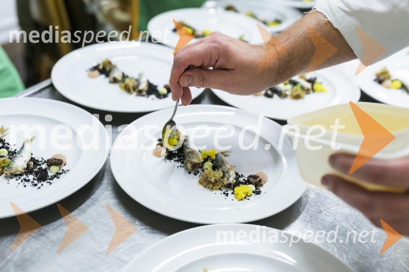 Večerja s kuharji iz Splita na Srednji šoli za gostinstvo in turizem Maribor