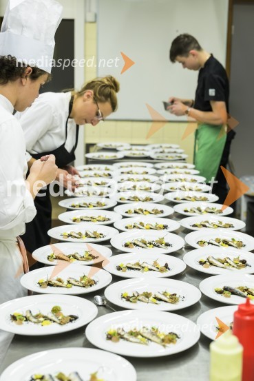 Večerja s kuharji iz Splita na Srednji šoli za gostinstvo in turizem Maribor