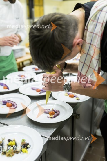 Večerja s kuharji iz Splita na Srednji šoli za gostinstvo in turizem Maribor