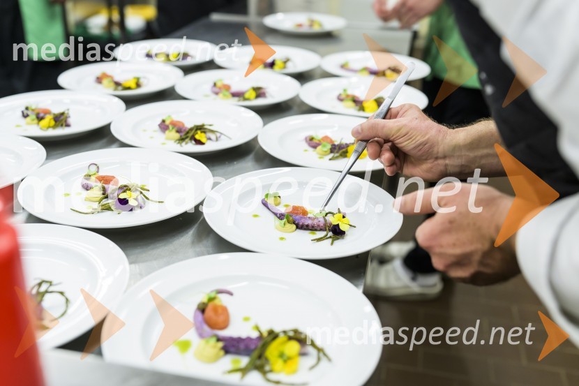 Večerja s kuharji iz Splita na Srednji šoli za gostinstvo in turizem Maribor