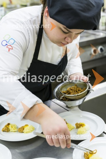 Večerja s kuharji iz Splita na Srednji šoli za gostinstvo in turizem Maribor