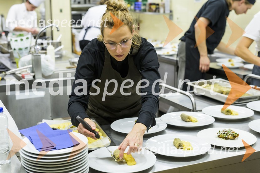 Večerja s kuharji iz Splita na Srednji šoli za gostinstvo in turizem Maribor
