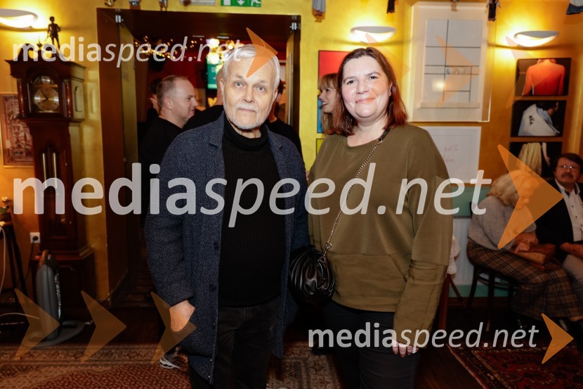  Niko  Goršič, igralec, publicist in režiser;  Teja Pelko, novinarkaSamo še enkrat gremo spat, premiera v Mini teatru